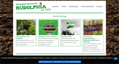 Desktop Screenshot of kgv-rudolphia.de